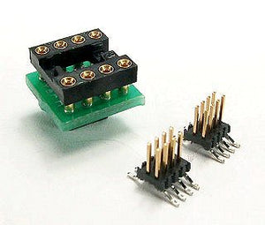 PA-DSO-0803-D310-08/2 SOIC Emulator Adapter - 8 Pin DIP 0.3" Board and Two 8 Pin 0.310" SO-Plugs