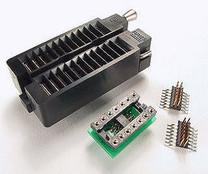 PA-DSO-1403Z-D420-14/2 SOIC Emulator Adapter - 14 Pin DIP 0.3" Board w/ZIF Socket and Two 14 Pin 0.420" SO-Plugs