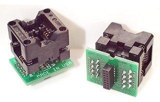 PA-SOD-1603-08 SOIC Prototyping adapter top - 8 pin 150 mil wide SOIC test socket to 50x50 receptacle header.