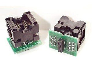 PA-SOD-1603-16 SOIC Prototyping Adapter Top - 16 Pin 150 mil Wide SOIC Test Socket to 50x50 Receptacle Header