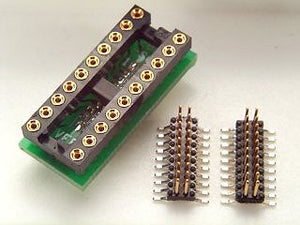 PA-DSO-2003-D310-20/2 SOIC Emulator Adapter - 20 Pin DIP 0.3" Board and Two 20 Pin 0.310" SO-Plugs