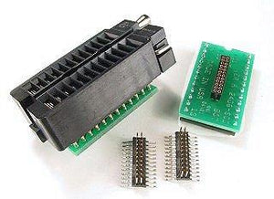 PA-DSO-2406Z-D420-24/2 Emulator Adapter for 24 pin SOIC with DIP 0.6" Board w/ZIF Socket and Two 24 pin 0.420" SO-plugs