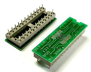 PA-QSD3SM18-24 SMT to Thru-Hole for 24 Pin QSOP