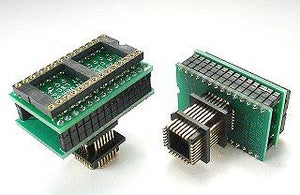 PA28-28-DP-PP  Emulator Adapter for 28 pin PLCC Wired 1:1