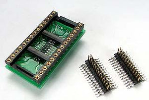 PA-DSO-2806-D420-28/2 Emulator Adapter for 28 pin SOIC with DIP 0.6" Board and Two 28 pin 0.420" SO-plugs