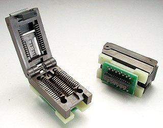 PA-SOD-2806-28 SOIC Prototyping Adapter Top - 28 Pin 330 mil Wide SOIC Test Socket to 50x50 Receptacle Header