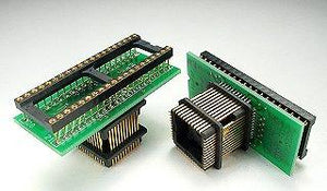 PA280-DP-PP Emulator Adapter for 27C210-280, 27C1024, 2048, 4096 devices. DIP socket to PLCC plug.