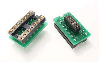 PA-DSO-1403 SOIC Emulator Adapter Board - 14 Pin DIP 0.3