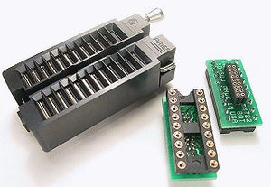 PA-DSO-1803Z SOIC Emulator Adapter Board - 18 Pin DIP 0.3" Board w/ZIF Socket to Receptacle for SO-Plugs