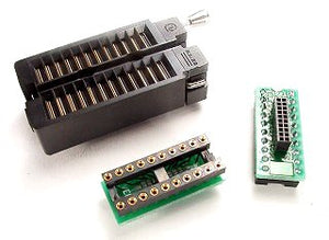 PA-DSO-2003Z SOIC Emulator Adapter Board - 20 Pin DIP 0.3" Board w/ZIF Socket to Receptacle for SO-Plugs