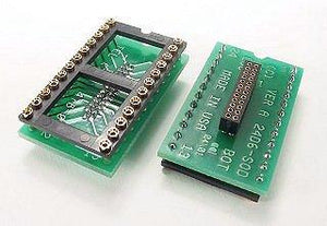 PA-DSO-2406 Emulator Adapter for 24 pin SOIC with DIP 0.6" Board to Receptacle for SO-plugs