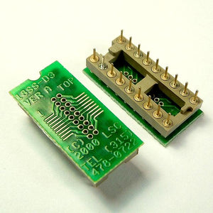 PA-SSD3SM18-18  SMT to Thru-Hole for 18 pin SSOP - TSSOP