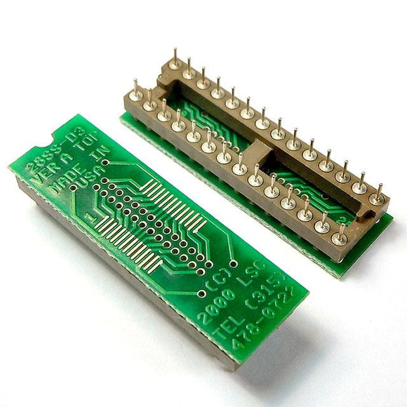 PA-SSD3SM18-28  SMT to Thru-Hole for 28 pin SSOP TSSOP