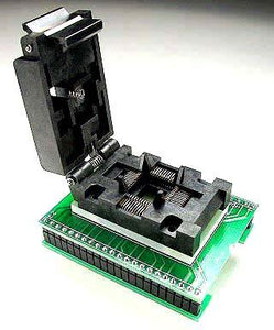 PA44Q-14C  QFP to DIP Programming Adapter 44 Pin Wired 1:1, 13.9mm Overall Package