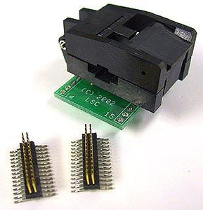 PA-SOD-2815-D470-28/2  Prototyping Adapter for 28 Pin SOIC with 350 mil SOIC Socket w/50x50 mil Header + Two 28 pin .470" SO-plugs