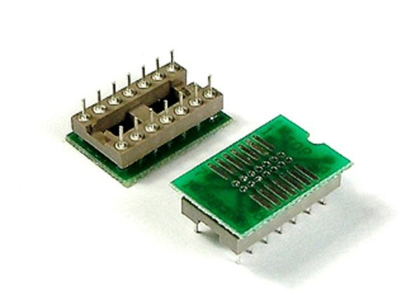 PA-SOD3SM18-14  SMT to Thru-Hole for 14 Pin SOIC 150-300 Mil