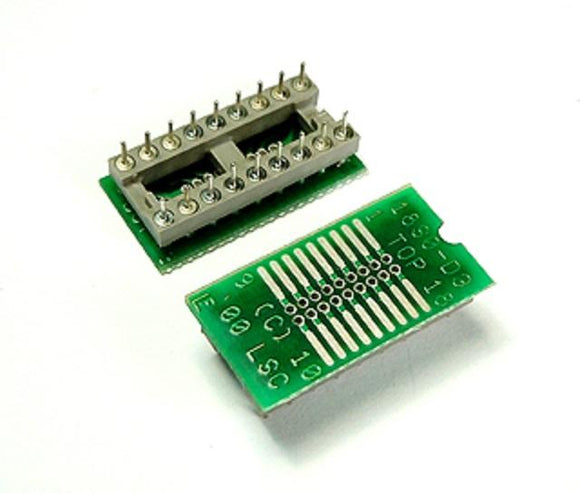 PA-SOD3SM18-18  SMT to Thru-Hole for 18 Pin SOIC 150-300 Mil