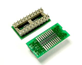 PA-SOD3SM18-20  SMT to Thru-Hole for 20 Pin SOIC 150-300 Mil