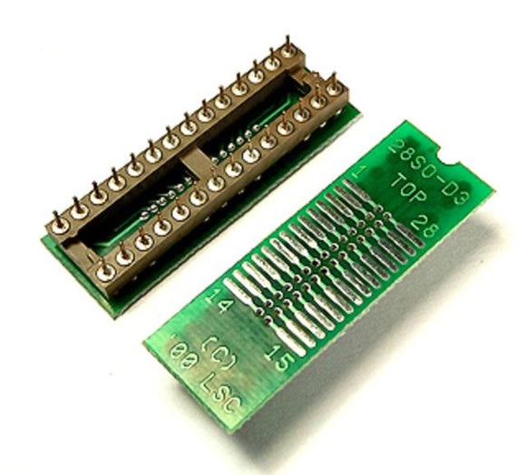 PA-SOD3SM18-28  SMT to Thru-Hole for 28 Pin SOIC 150-300 Mil