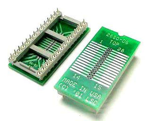 PA-SOD6SM18-28  SMT to Thru-Hole for 28 Pin SOIC 150-300 Mil